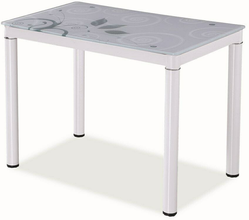 CASARREDO Jedálenský stôl DAMAR biely